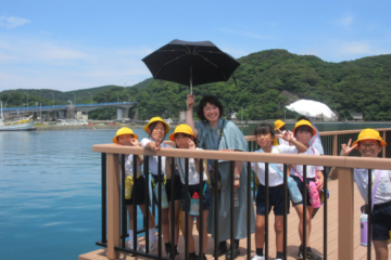 仙崎小学校のホームページに♪