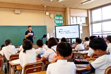 長尾修志の特別授業 長門市立仙崎小学校にて！